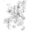 Lauson H22H-1307T basic engine diagram