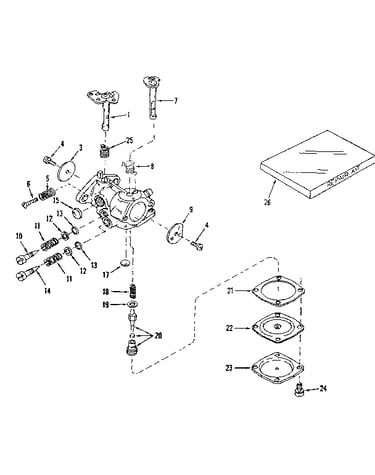 Carburetor no. 29968