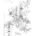 Lauson H22J-2038P basic engine diagram