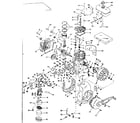 Lauson H22J-2038P basic engine diagram