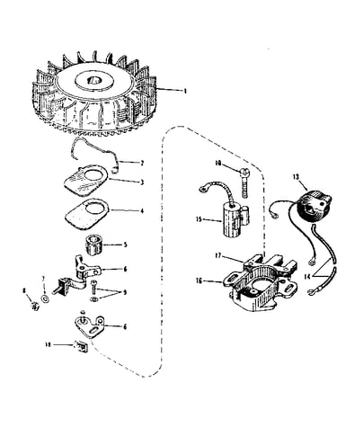 Magneto no. 29980 (phelon f-3220h-3)