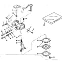 Lauson H22R-3051P carburetor no. 630912 (power products) diagram