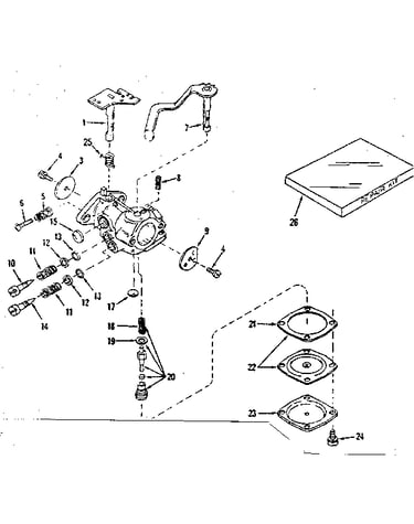 Carburetor no. 630912 (power products)