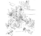 Lauson H25-25133F basic engine diagram