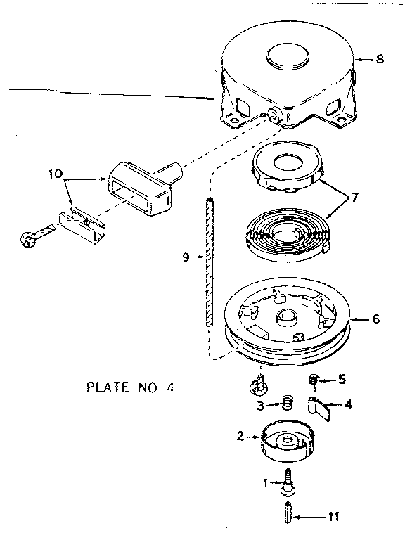 Rewind starter no. 590420