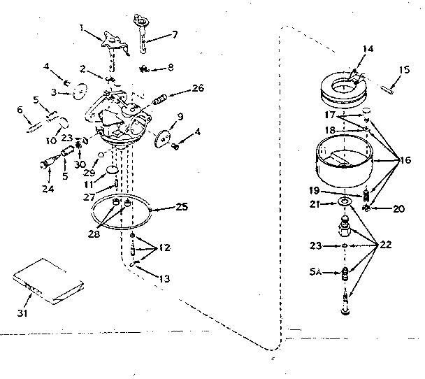 Carburetor no. 631017a