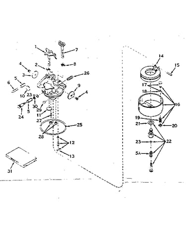 Carburetor no. 631017a
