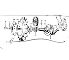 Onan 6CCK-331E/1887E crankshaft & flywheel group diagram