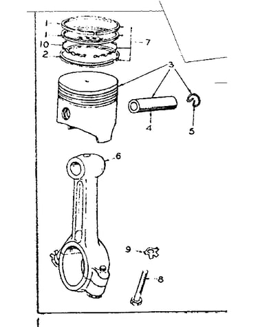 Connecting rod & piston group