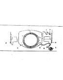 Housing,stop button,grnd strap & pressure gauge group