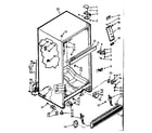 Kenmore 1067627320 cabinet parts diagram