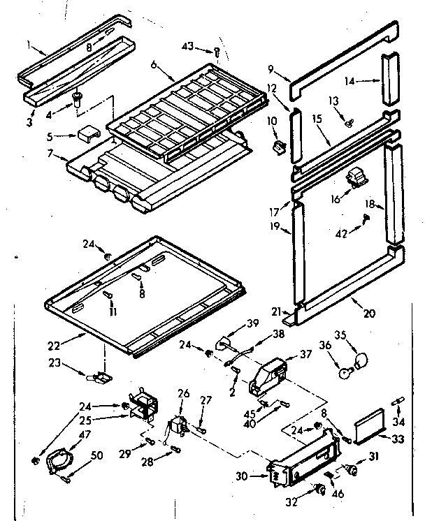 Breaker and partition parts