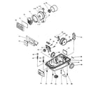 Kenmore 3462801880 motor complete assembly diagram