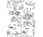 Briggs & Stratton 422400 TO 422499 (0015 - 0070) cylinder assembly diagram