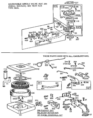 Air cleaner body and carburetor assembly