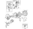 Briggs & Stratton 422400 TO 422499 (0015 - 0070) flywheel assembly diagram