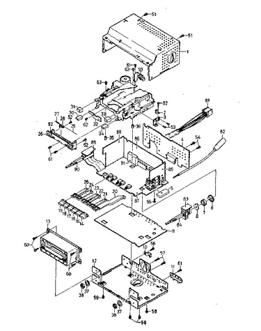 Cabinet and chassis parts