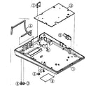 Sears 27258090 bottom case assembly diagram