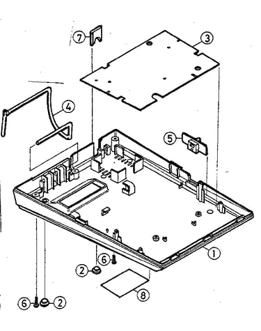 Bottom case assembly