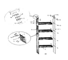 Sears 167429400 outside ladder diagram