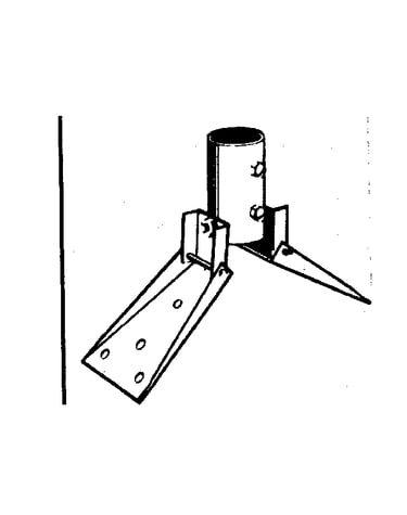 Hinged ridge mount