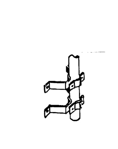 4" wall mount