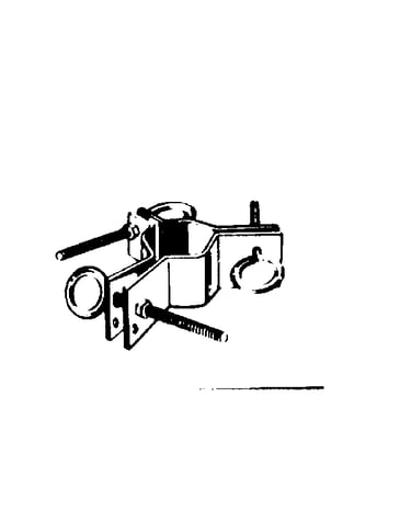 3-way guy wire clamp
