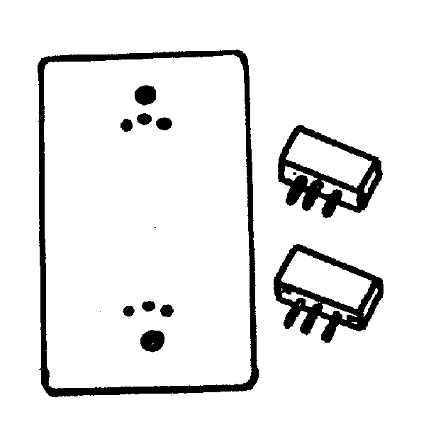 Dual outlet antenna