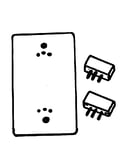 Dual outlet antenna