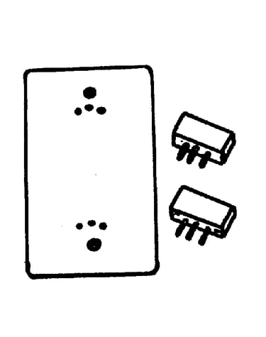 Dual outlet antenna