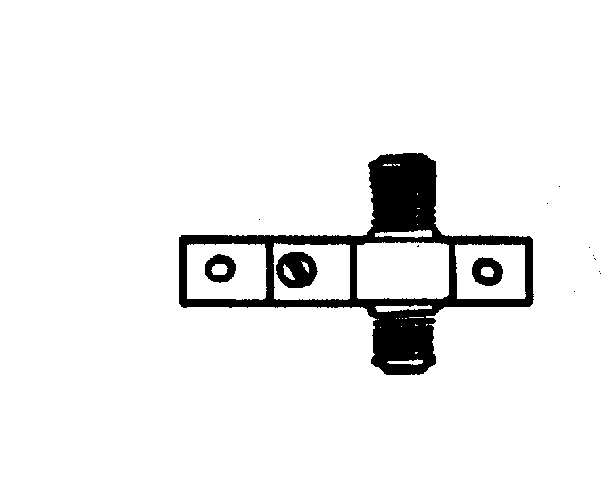 Lightening feed thru grounding block