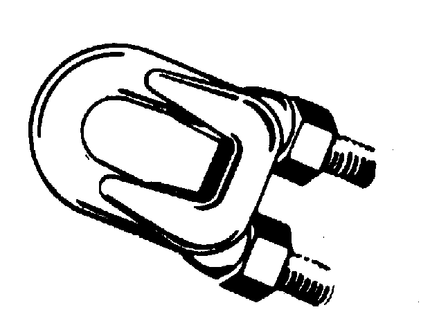 Guy wire and cable clamps