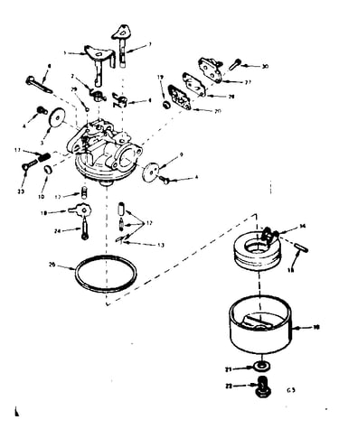 Carburetor assembly no. 631748