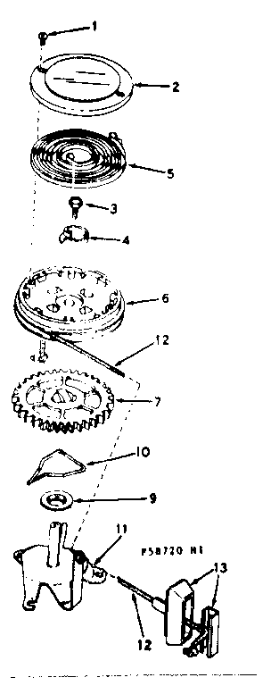 Rewind starter assembly