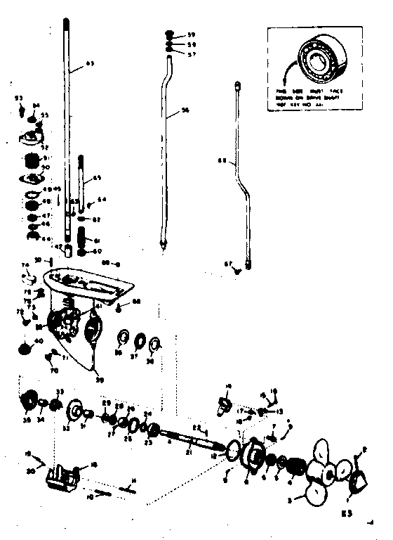 Gear housing assembly