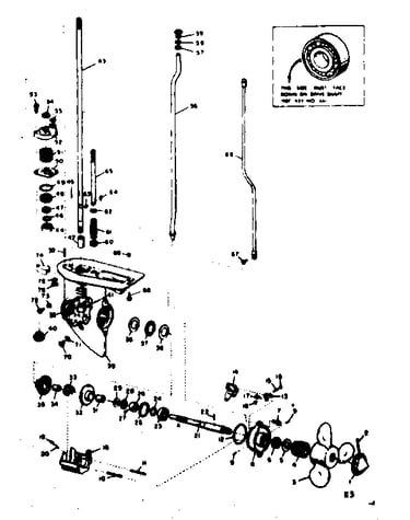 Gear housing assembly
