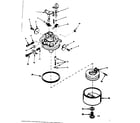 Tecumseh TYPE 381 carburetor assembly no. 631740 diagram