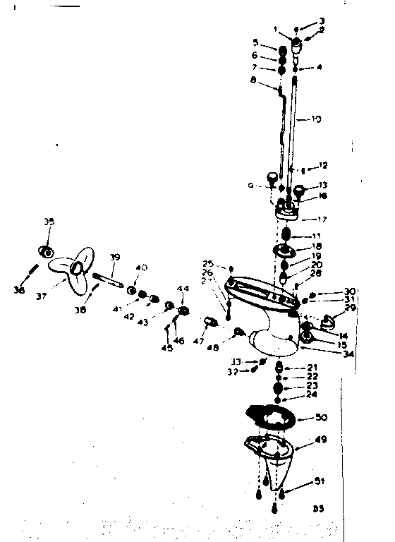 Gear housing assembly