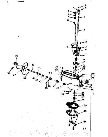 Gear housing assembly