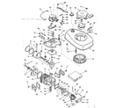 Craftsman 21758890 engine assembly no. 640-03b diagram
