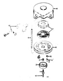 Rewind starter assembly no. 590420