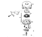 Craftsman 21759463 rewind starter assembly no. 590420 diagram