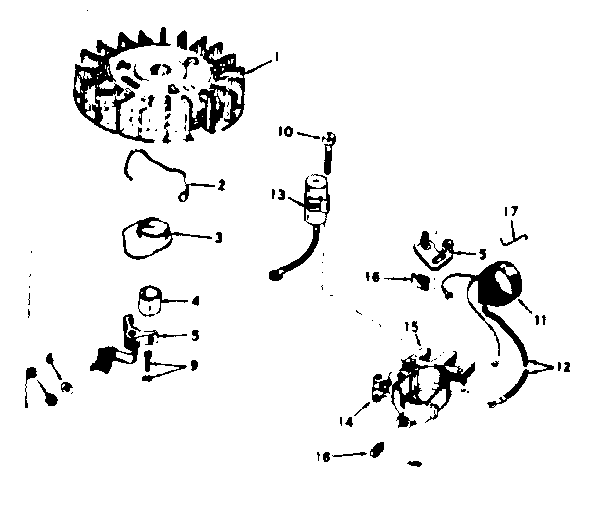 Magneto assembly no. 610832a