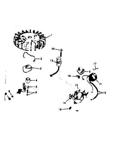 Magneto assembly no. 610832a