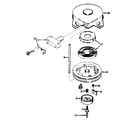 Craftsman 21759490 rewind starter assembly no. 590420 diagram