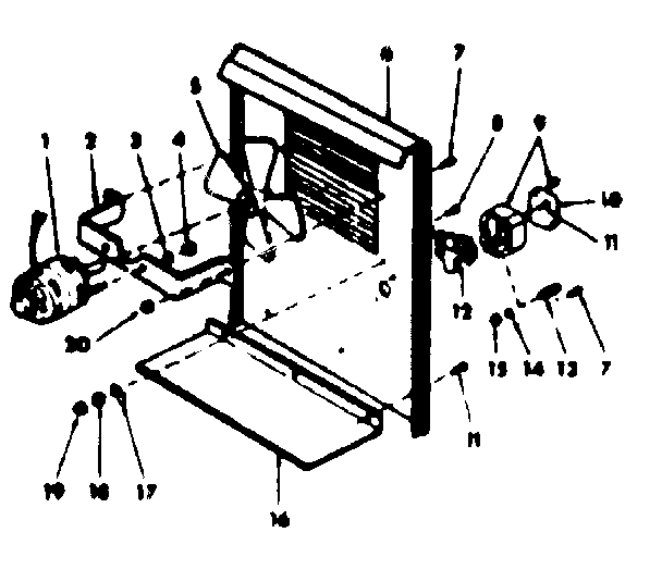Fan motor assembly