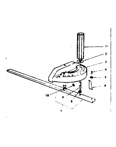 Miter gage assembly 62070