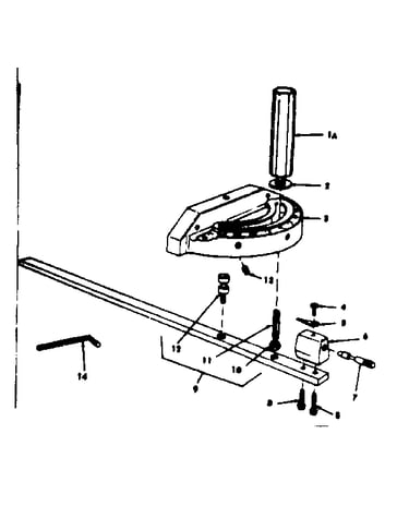 Miter guage assembly