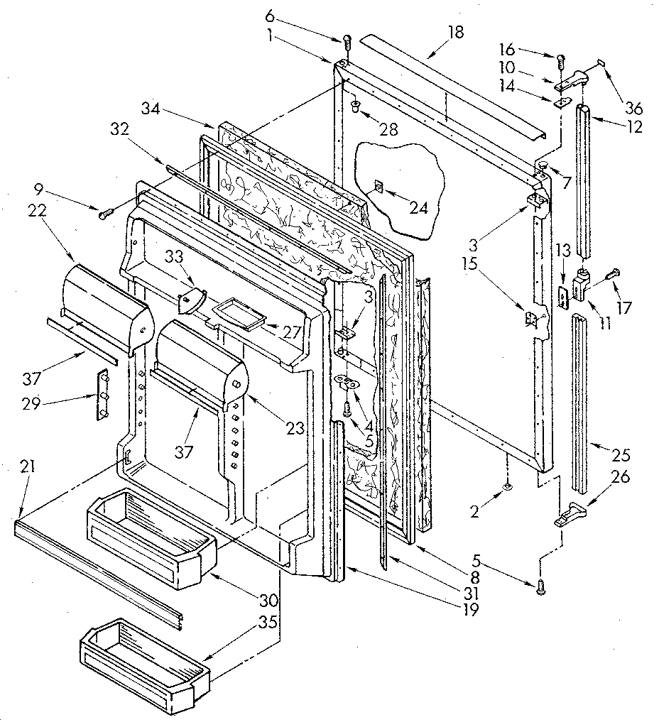 REFRIGERATOR DOOR