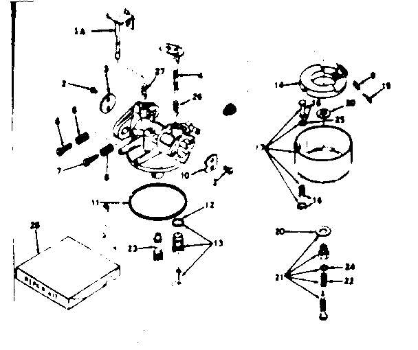 CARBURETOR NO. 631697